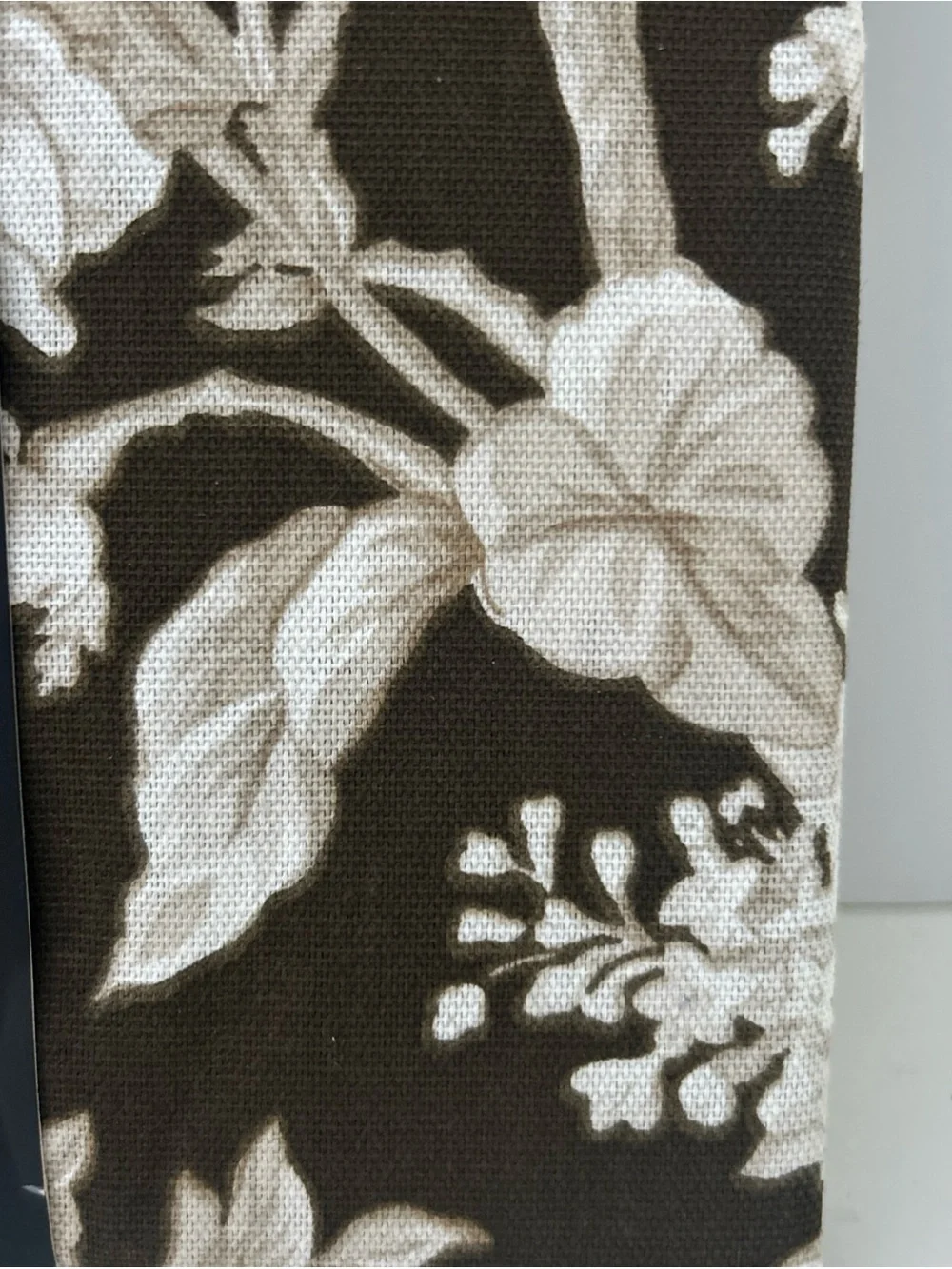 Lauren Ralph Lauren Fall Elegant Brown and Cream Floral Tablecloth 60” X 120”